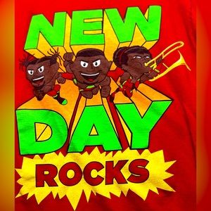 New Day Rocks! Men’s T-Shirt (Size Small)